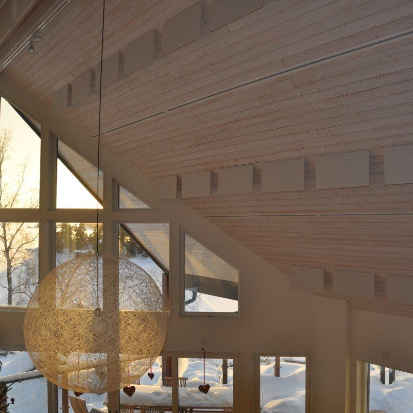 Ceiling absorbent private house