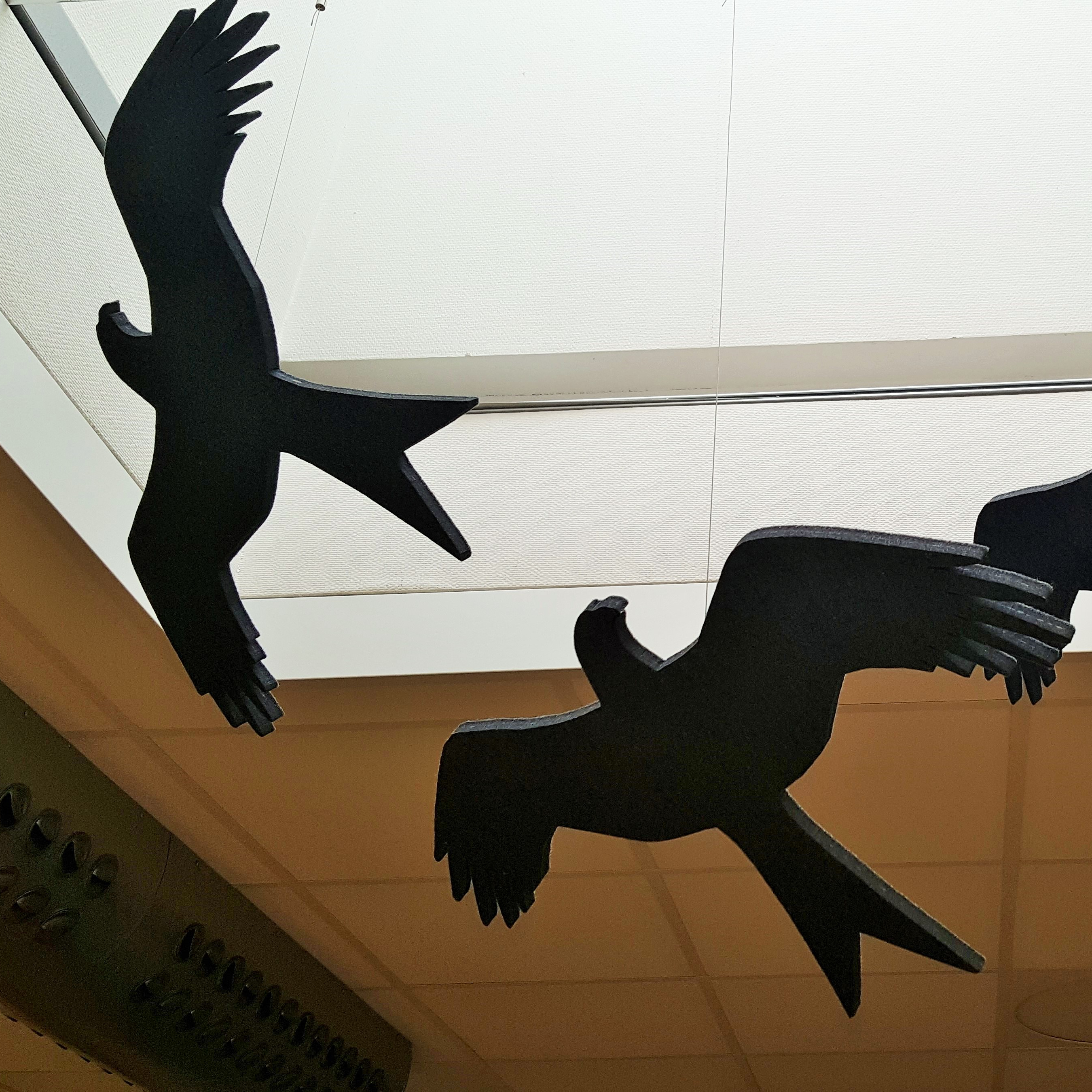 Birds in felt Tomelilla Municipality